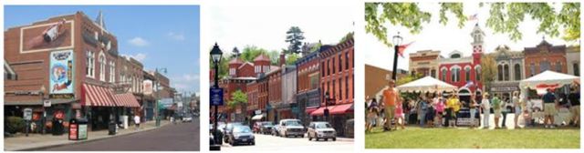 Typical Google results for STREET: Multi-use centers of life and business in villages, towns, and cities