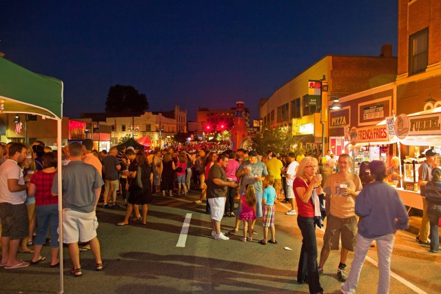 Blocking-off the street for the residents... and all is well!